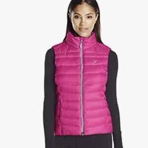 Spyder Prymo Fuscia Pink Down Feather Vest size large